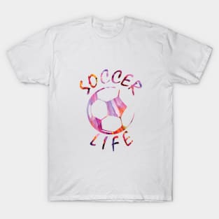 Soccer life teeshirt design T-Shirt